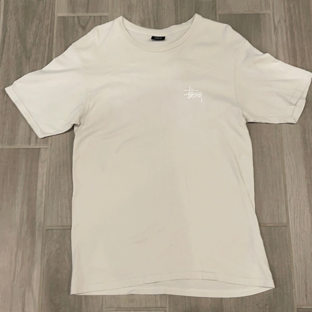 Stussy Cream t shirt